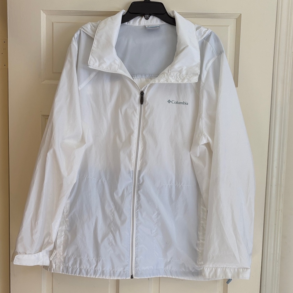 Columbia Women's White Rain Jacket